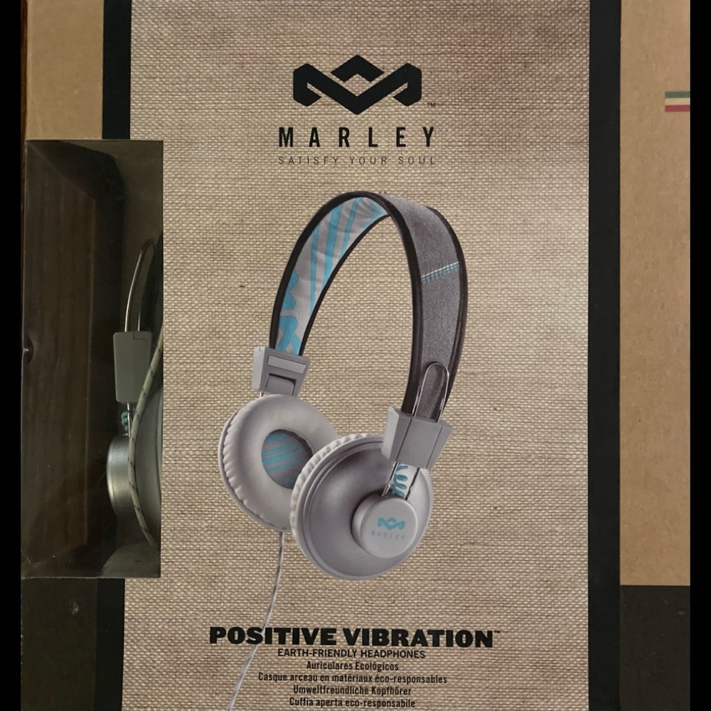 Marley Positive Vibrations Earth-Friendly Headphones